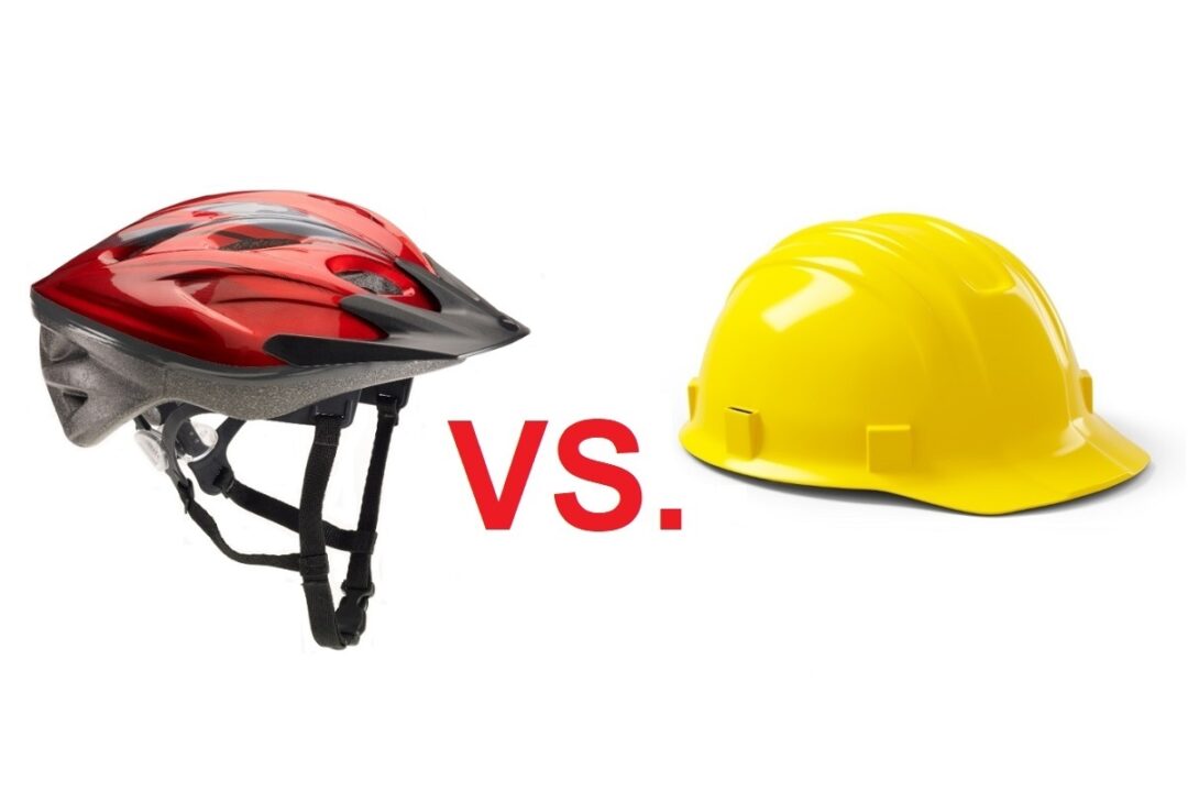 Hard Hats Vs. Bicycle Helmets - SelectSafety.net