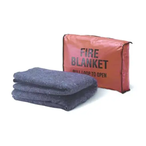 Fire Blanket with Fire Blanket Cover