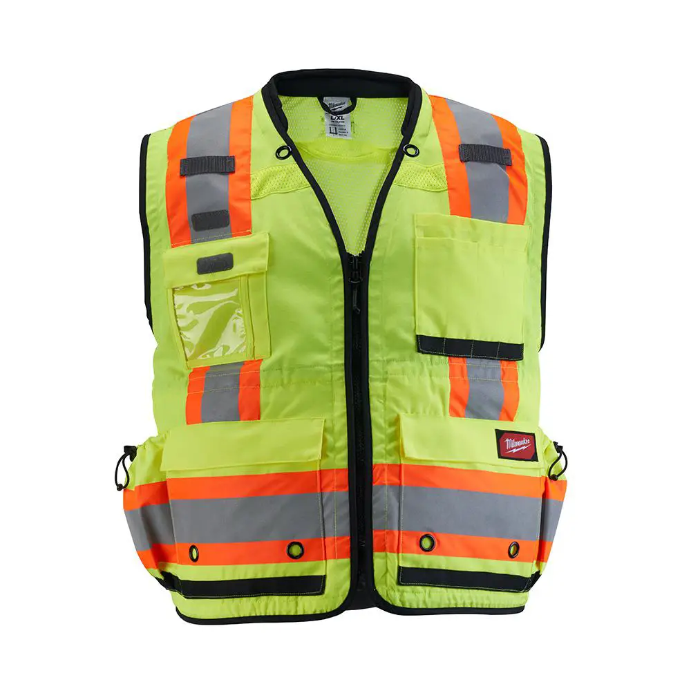 Milwaukee High Visibility Performance Safety Vest Yellow for sale online 
