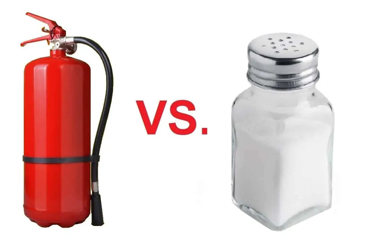 Fire Extinguisher Vs Salt
