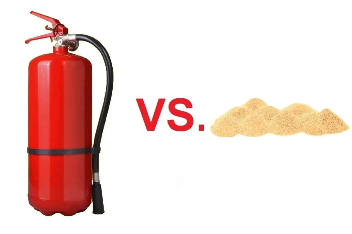 Fire Extinguisher Vs Sand