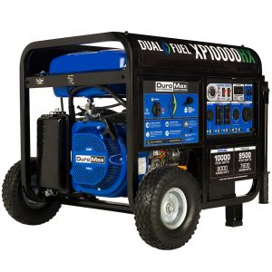 DuroMax 10,000-Watt 439cc Dual Fuel Portable Generator with CO Alert